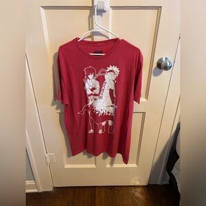 Naruto Shippuden Red T Shirt XL (fits like a large)